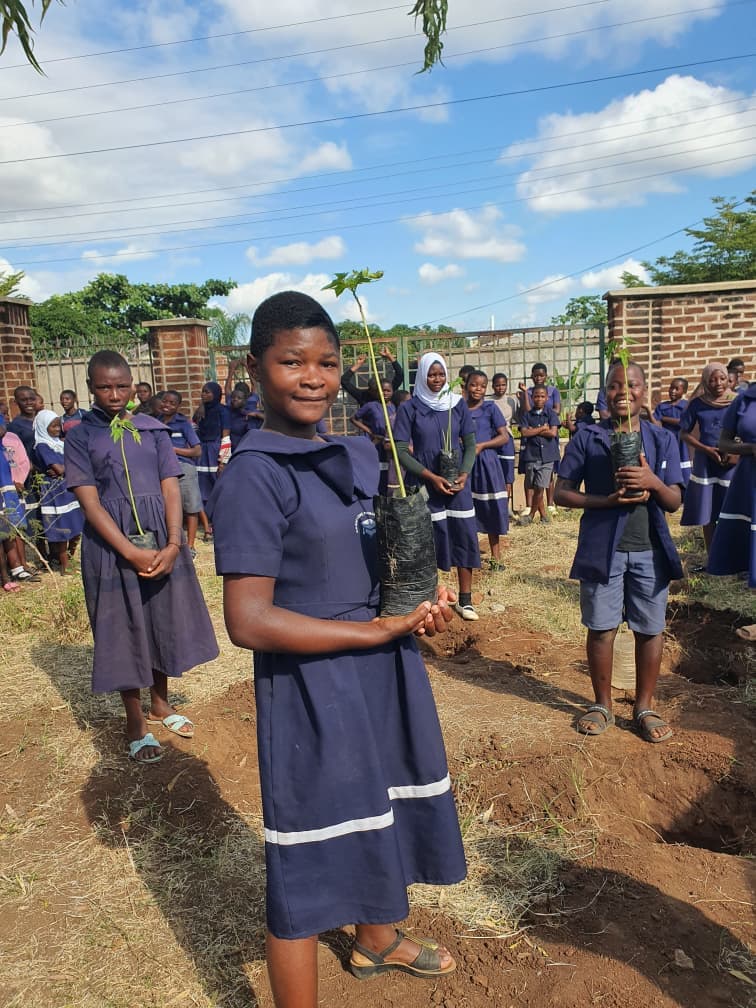 TREE PLANTING EXERCISE AT NANSENGWE PRIMARY SCHOOL
